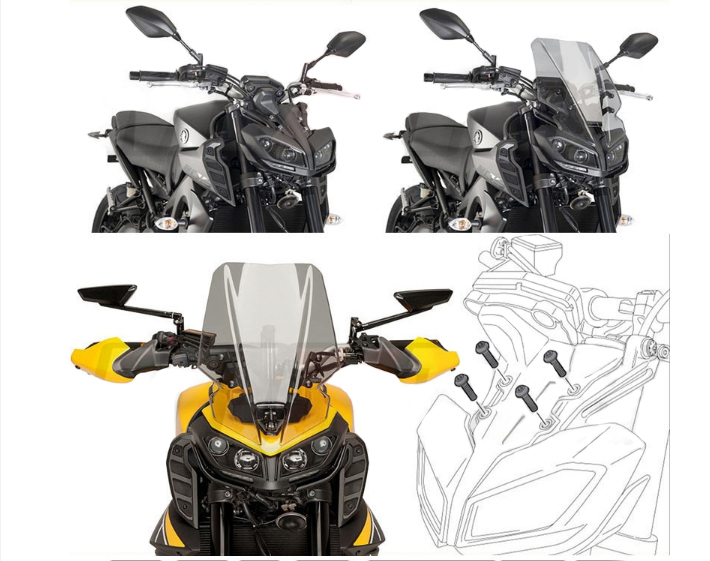 ชิวหน้าแต่ง YAMAHA MT09 2017-2020