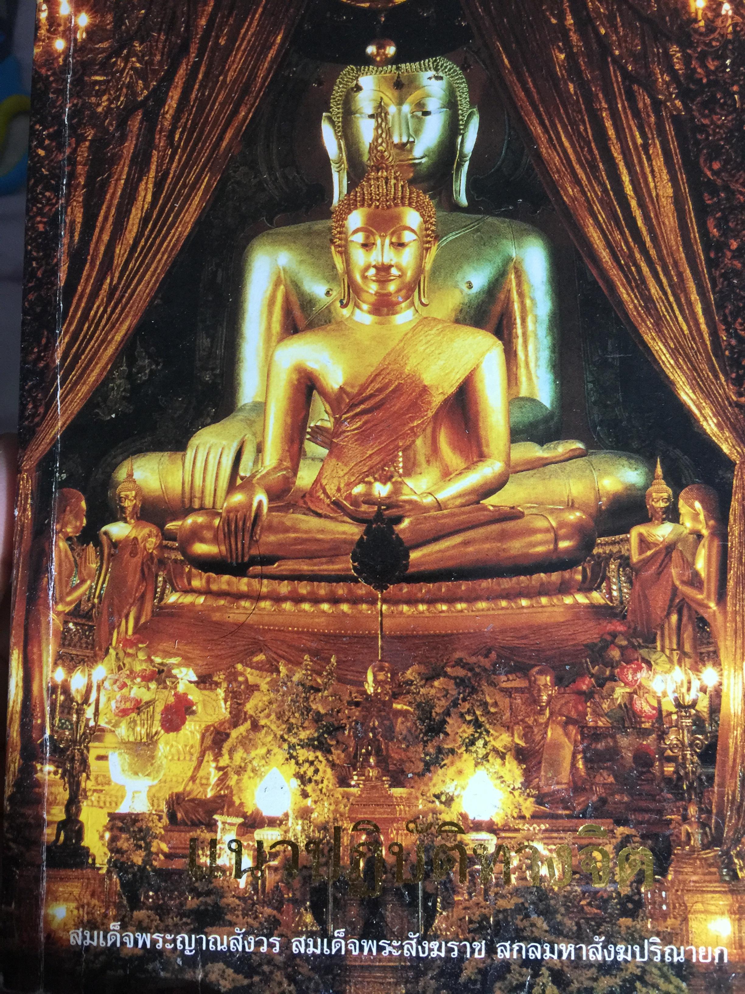 แนวปฎิบัติทางจิต สมเด็จพระญาณสังวร สมเด็จพระสังฆราช สกลมหาปริณายก 0 กก.