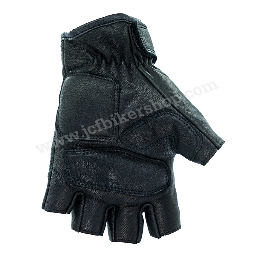 ถุงมือมอไซค์ ถุงมือมอเตอร์ไซค์ ถุงมือขับมอเตอร์ไซค์ DaInEsE (ครึ่งนิ้ว) หนัง การ์ดเคฟล่า