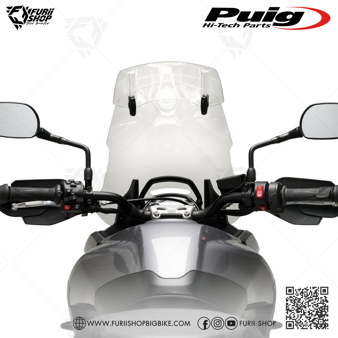 ชิลด์หน้า Puig Windshield Touring 2 Steps : for Triumph Tiger 660 2022-2023