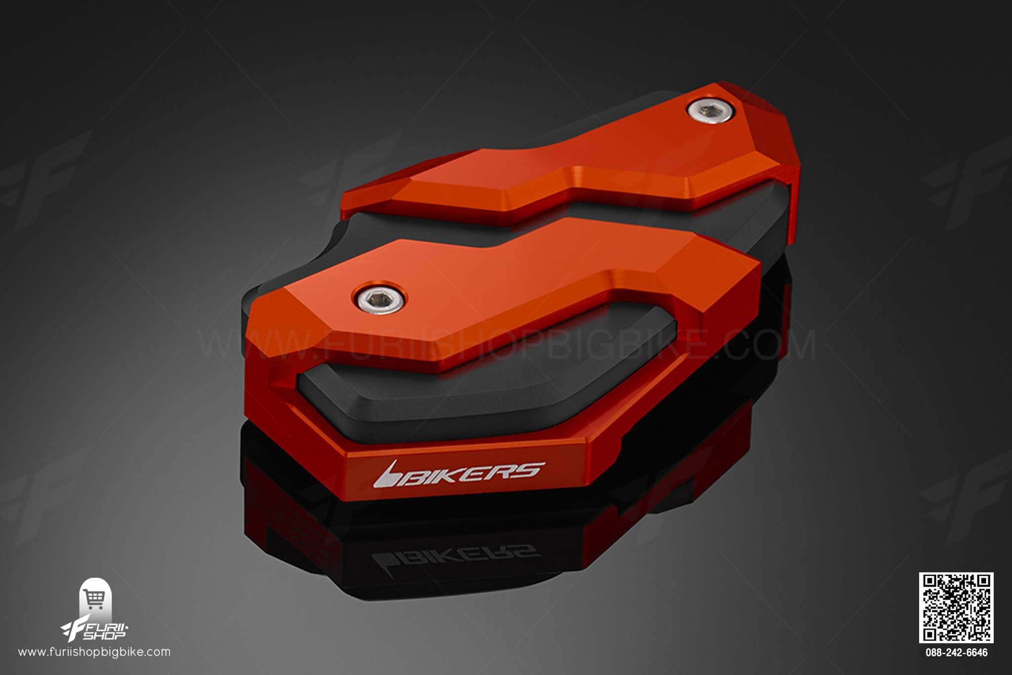 เบรคหน้า Front Brake Reservoir Cover Bikers คาวาซากิ Kawasaki Ninja650, Z650, Versys650 2015-2019