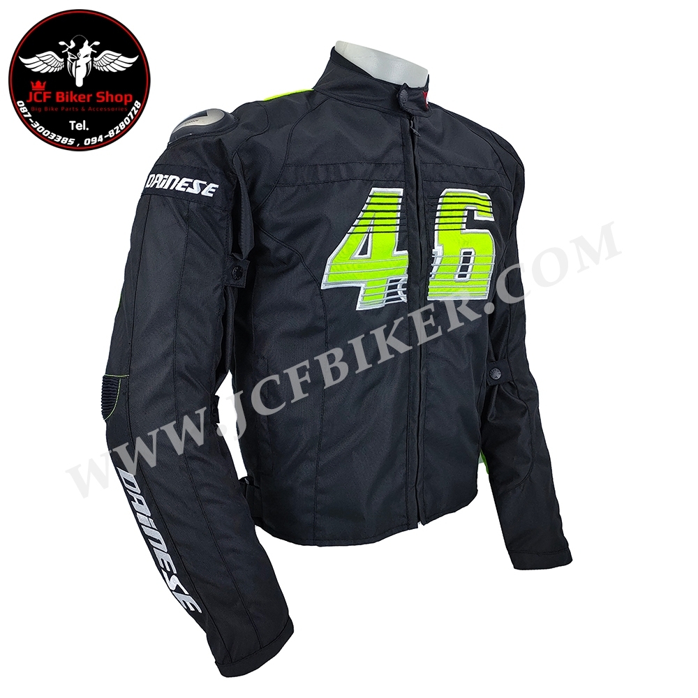 เสื้อการ์ด เสื้อการ์ดมอเตอร์ไซค์ Dainese 46 ผ้าคอร์ดูร่าไหล่ไทเทเนียม มีInnerซับในถอดได้ มีการ์ด 5 จุด