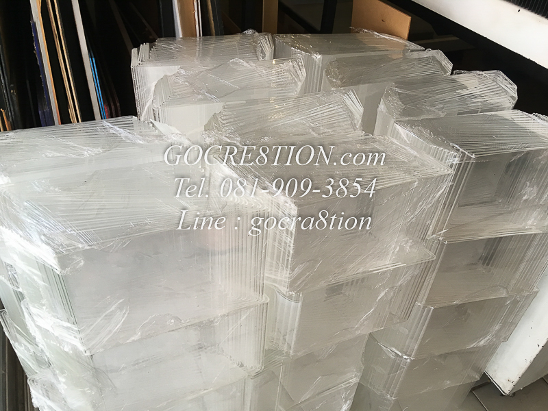 งาน อะคริลิค แปรรูป ตามแบบ April 2018 by GO CREATION