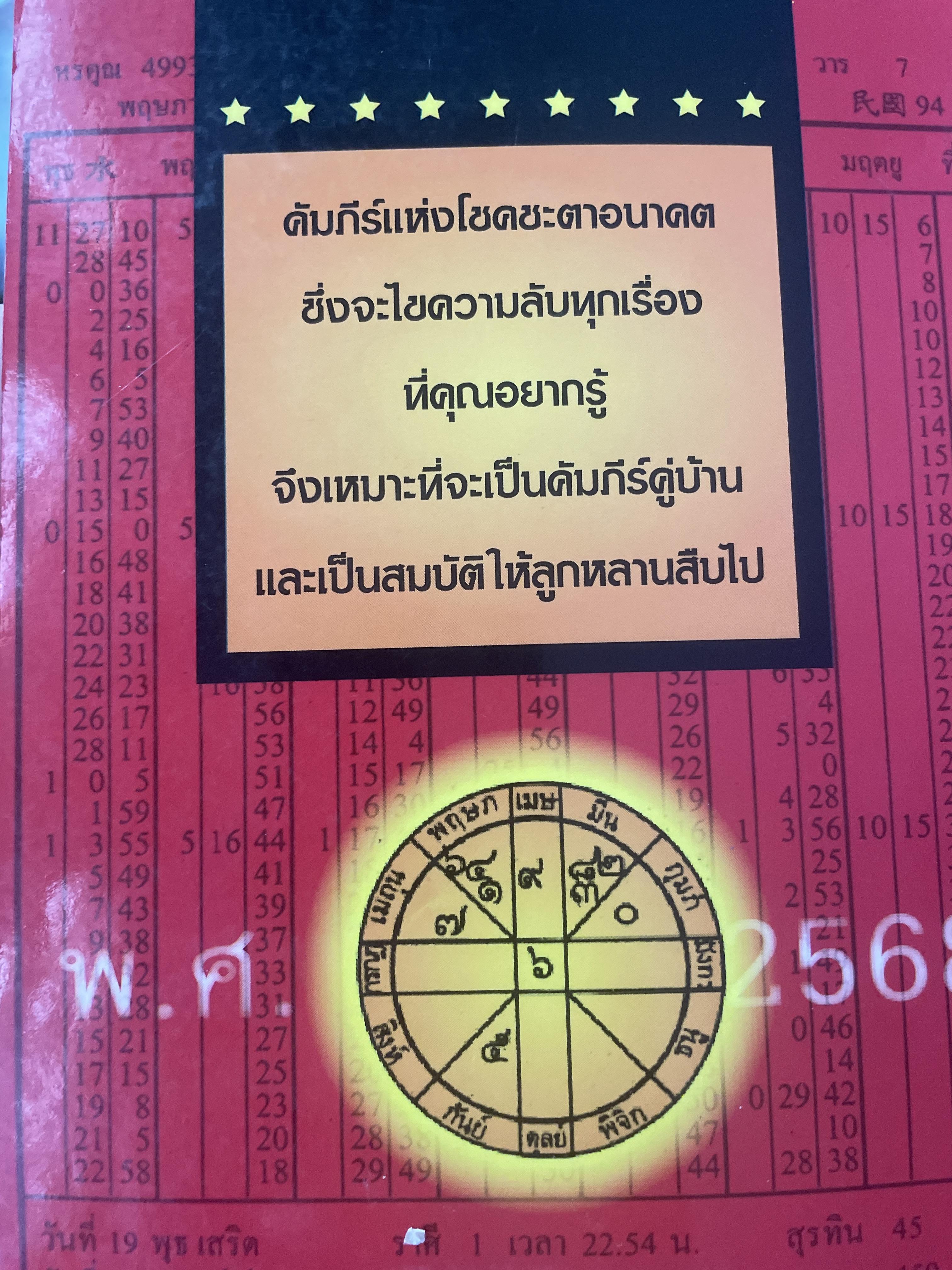 ปฎิทิน 100 ปี พ.ศ.2468-2568 คัมภีร์พยากรณ์คู่บ้าน โดย ปัณญวัฒน์ 2,800 กรัม