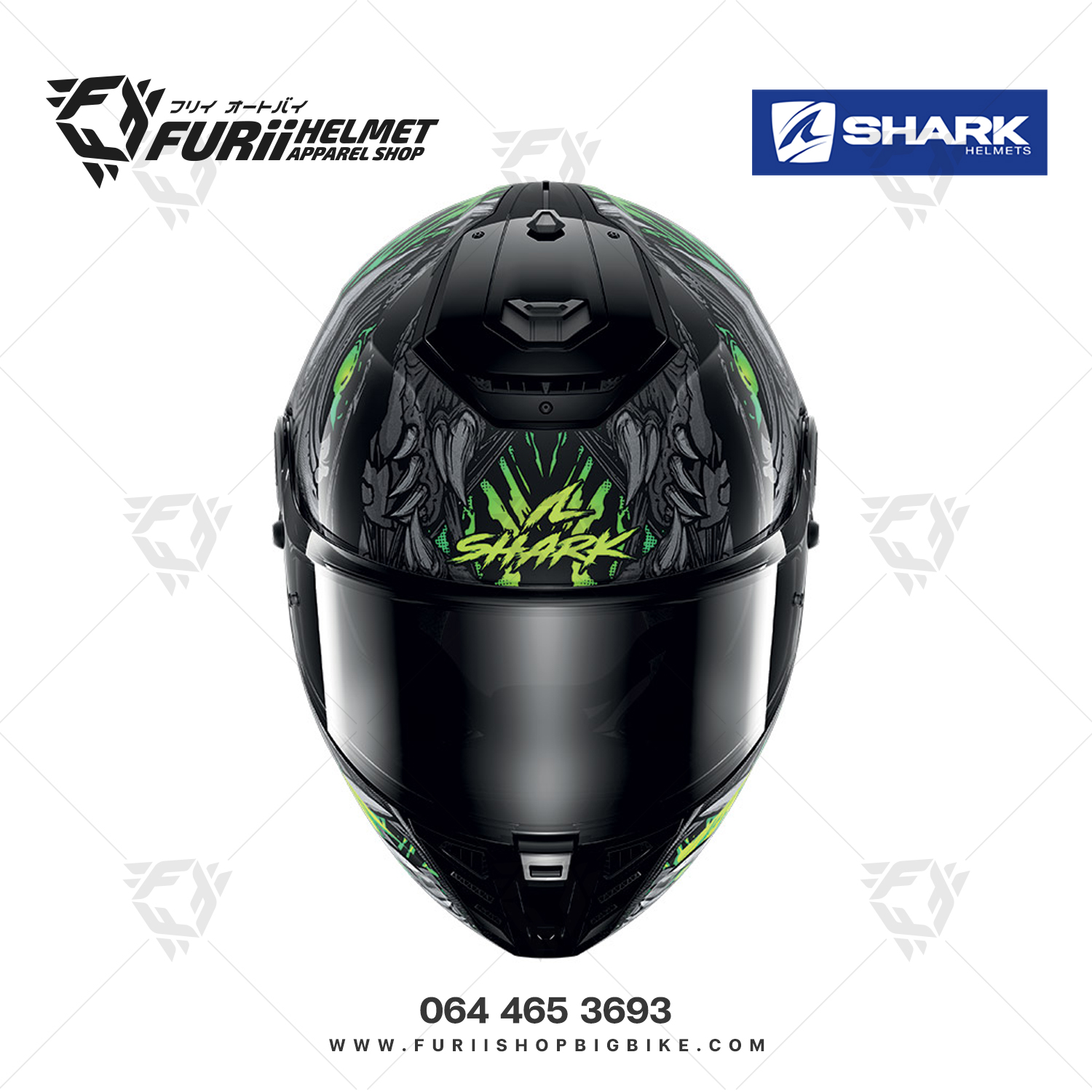 หมวกกันน็อคเต็มใบ Shark : Spartan RS Shaytan KGA