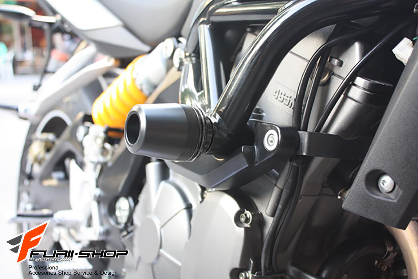 กันล้มข้าง MOTH สีดำ FOR BENELLI BN 600