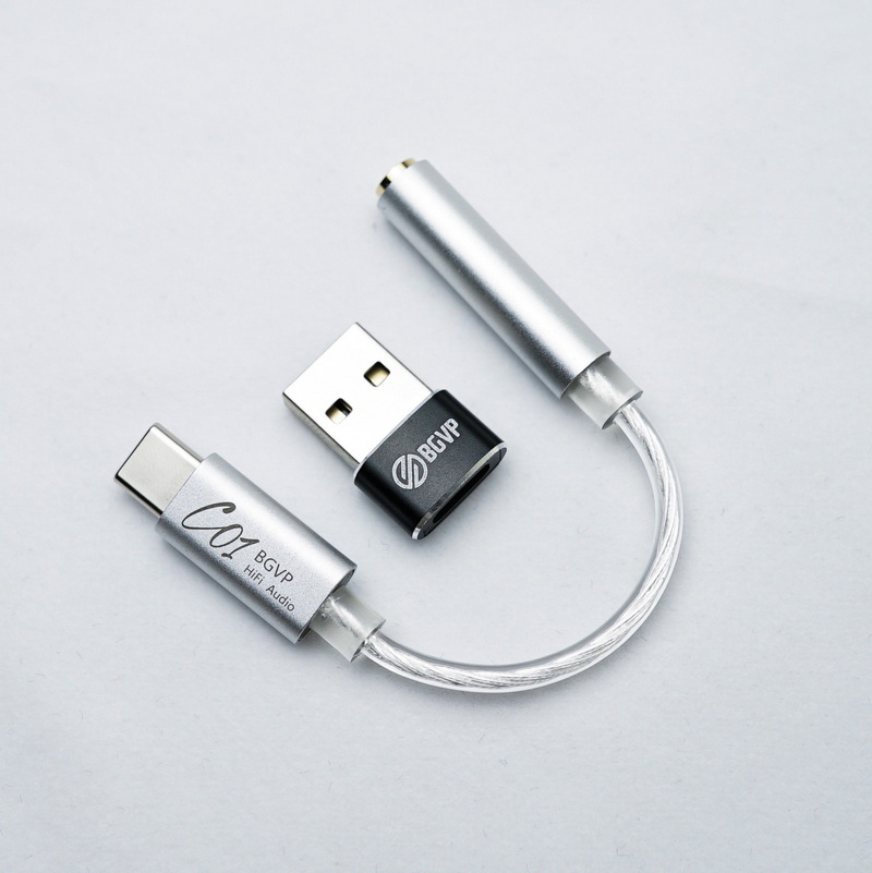 BGVP C01 DAC หางหนูพกพา พร้อม EQ รองรับ 32bit/384kHz Hi-Res ประกันศูนย์ไทย