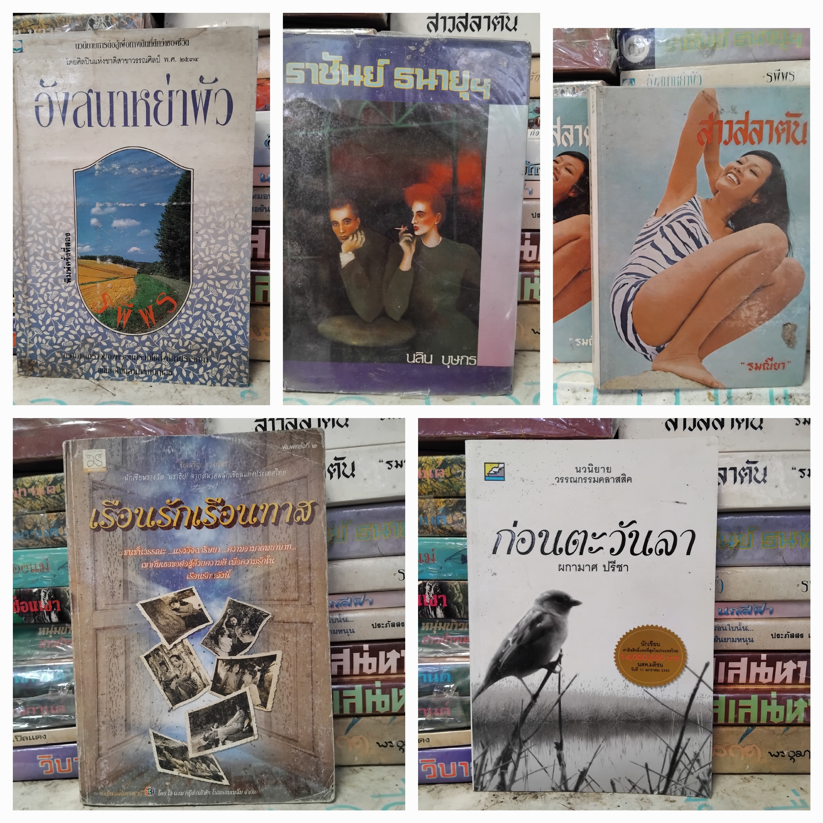 รวมนวนิยายไทย นิยายไทย หลากนักเขียน หลากอารมณ์ ทั้งเก่าและใหม่
