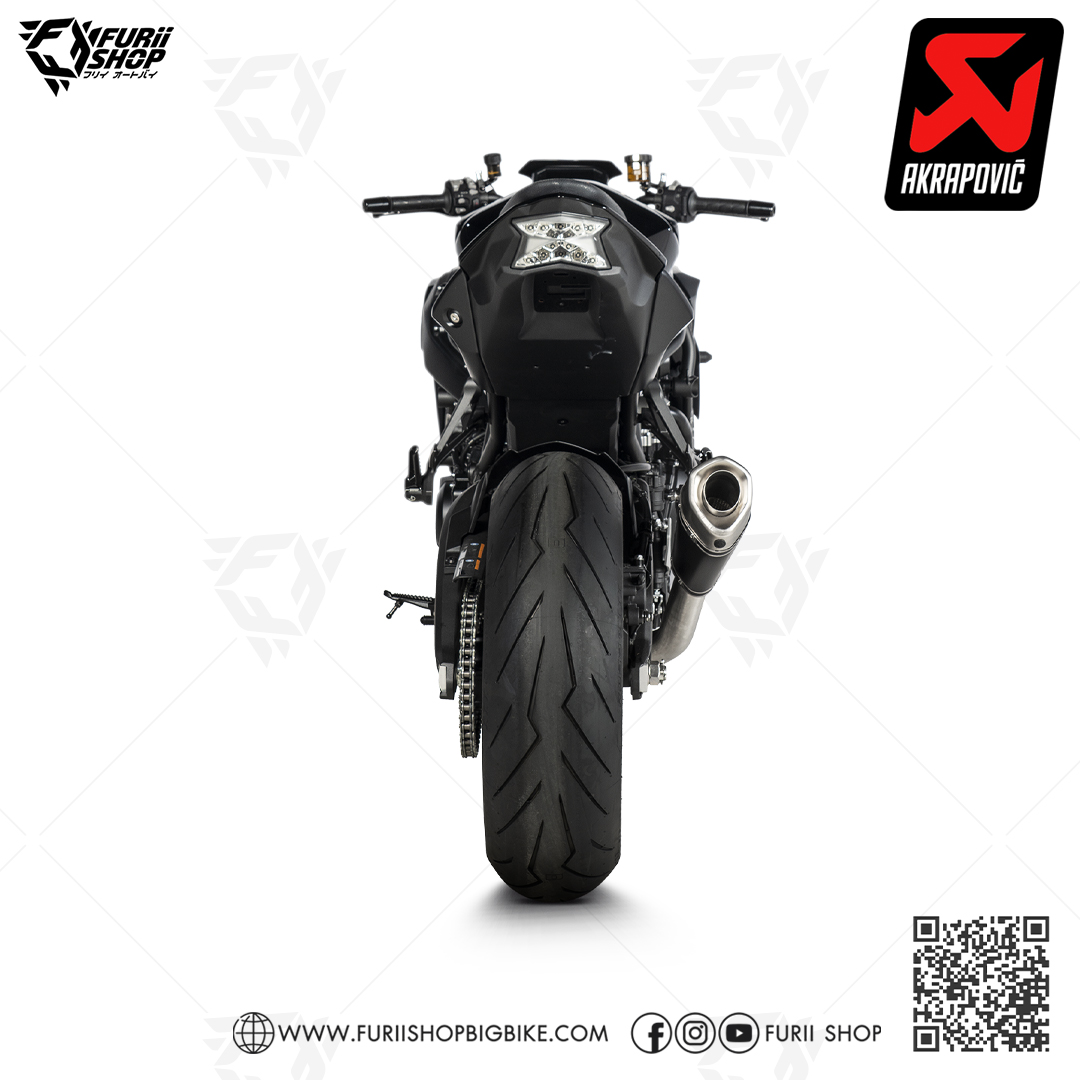 ท่อแต่ง Akrapovic Slip on Shorty Black-Titanium : for Kawasaki Z H2 2020-2022