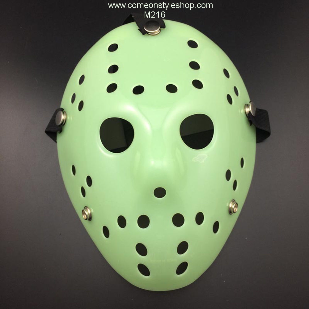 หน้ากากเจสัน ศุกร์ 13 Jason Friday The 13th หน้ากากปาร์ตี้ ออกงาน แฟนซี คอสเพลย์ หน้ากากคุณภาพ Jason Friday The 13th Horror Cosplay Halloween Fancy Costume Party Mask Good Quality