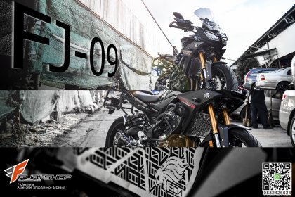 การ์ดหม้อน้ำ LEON FOR YAMAHA FJ-09