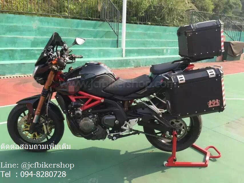 กล่องข้าง ปี๊บข้าง กล่องติดข้างรถมอเตอร์ไซค์ อลูมิเนียมขนาด32ลิตร GYARADOS (ราคาไม่รวมแร็คเฉพาะปี๊บอลูมิเนียมข้าง1คู่)