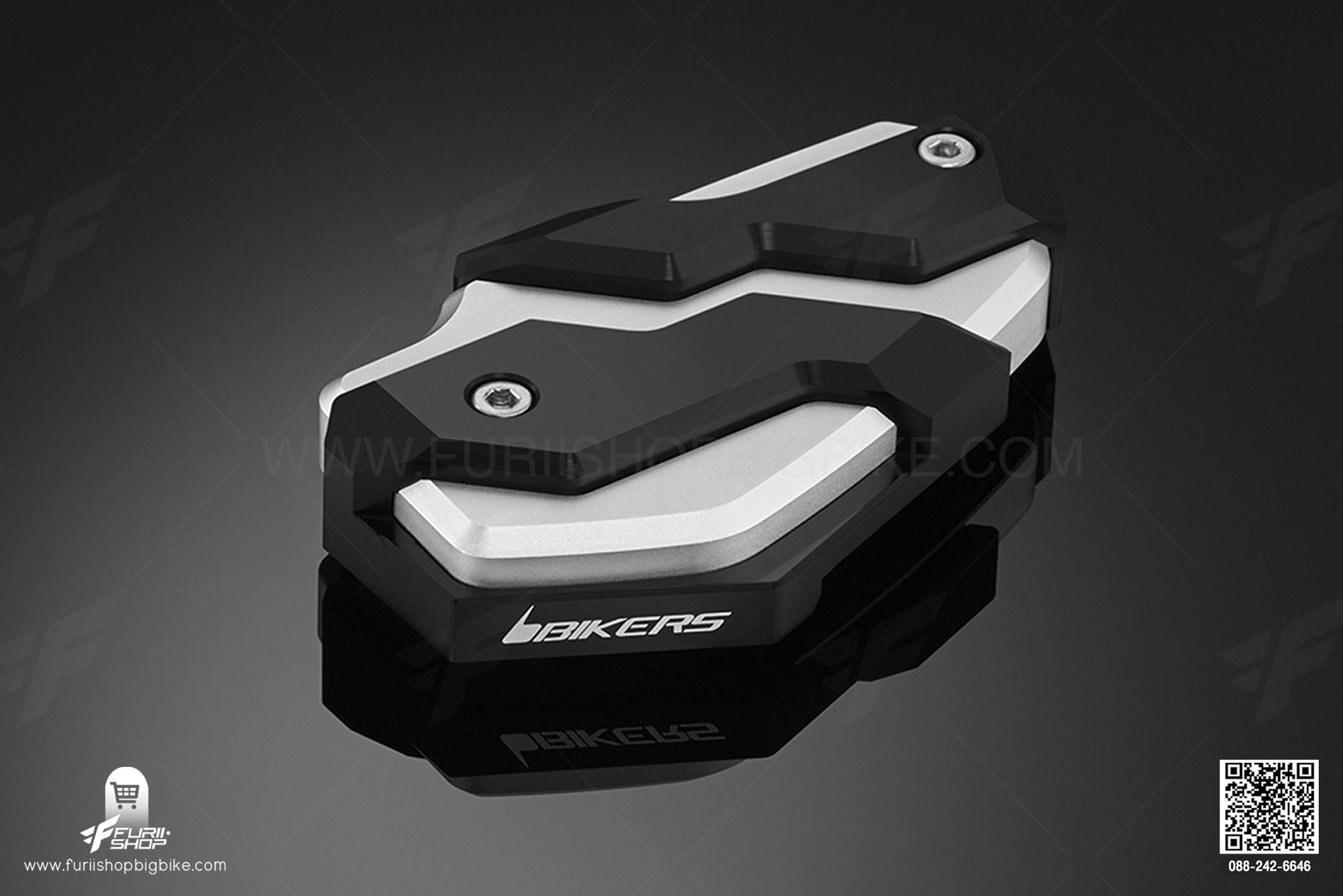 เบรคหน้า Front Brake Reservoir Cover Bikers คาวาซากิ Kawasaki Ninja650, Z650, Versys650 2015-2019