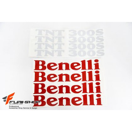 สติ๊กเกอร์ขอบล้อใน สีแดง ขาว FOR BENELLI TNT300