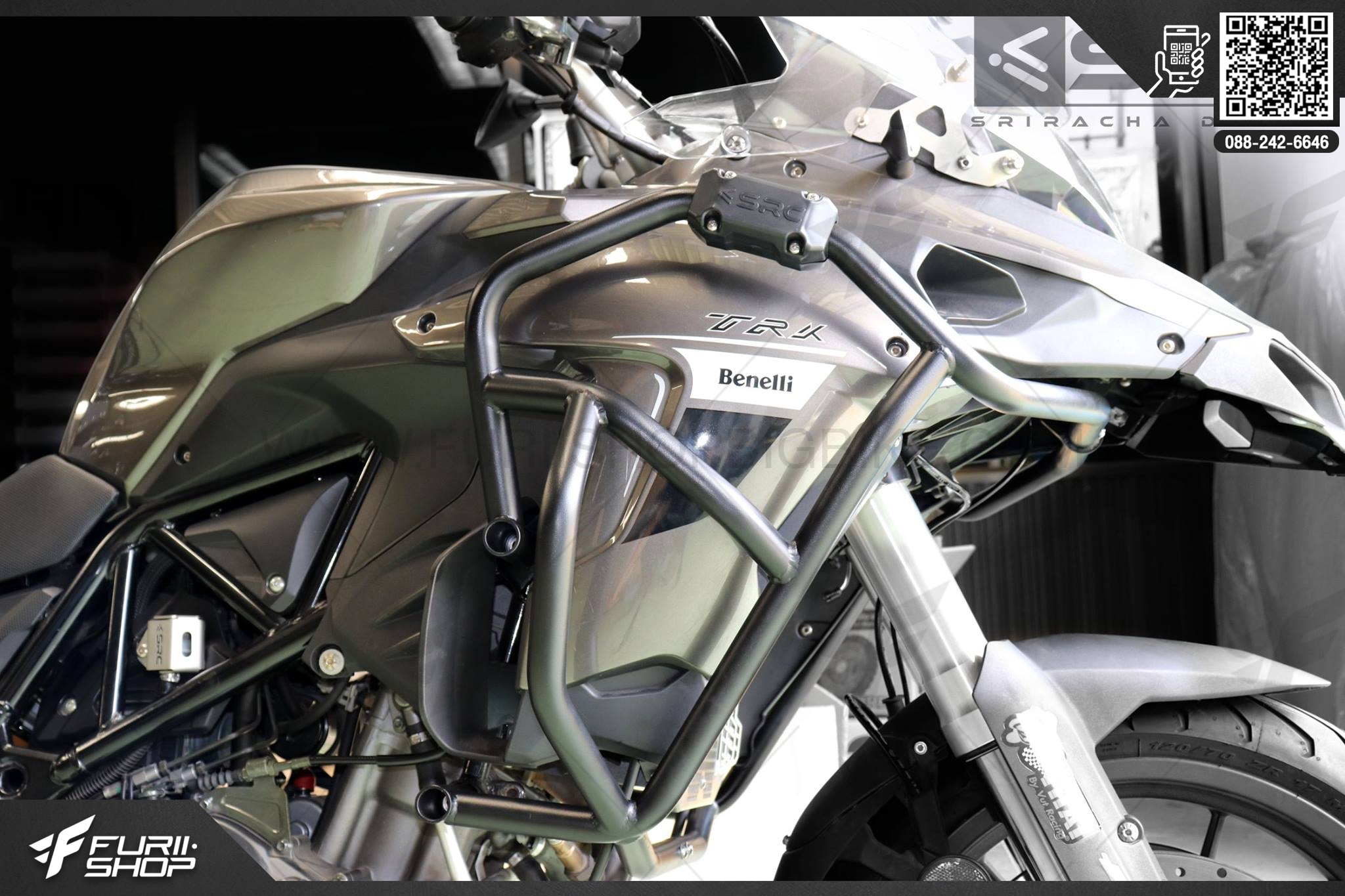 แคชบาร์ SRC สีดำ FOR BENELLI TRK502