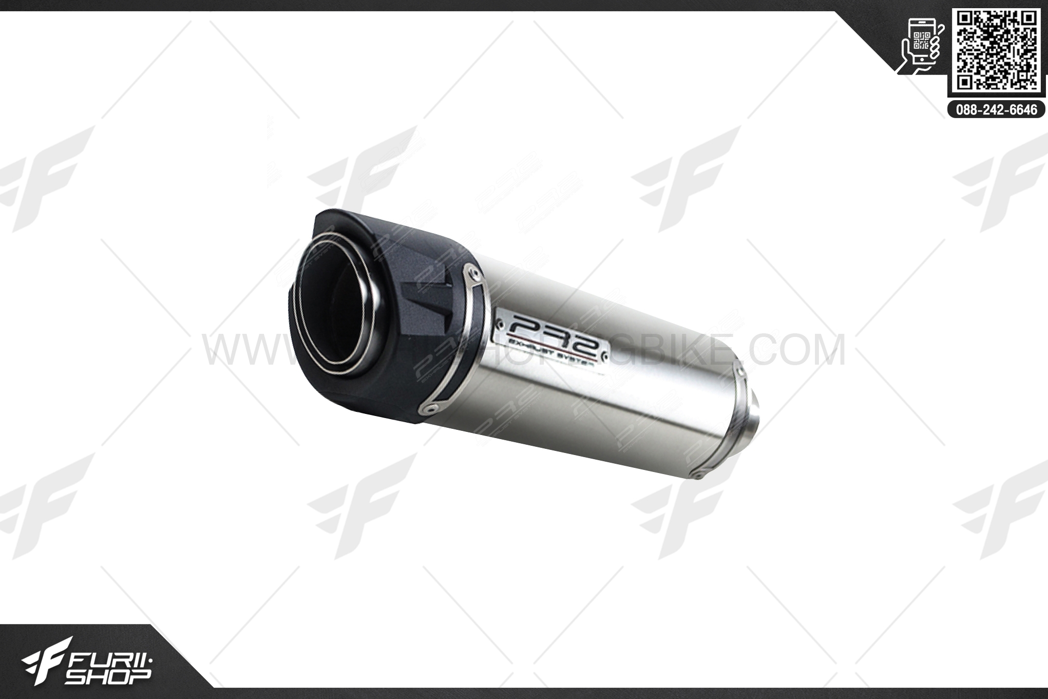 ท่อมอเตอร์ไซค์ PR2 GT STAINLESS FOR KAWASAKI NINJA 1000, Z1000