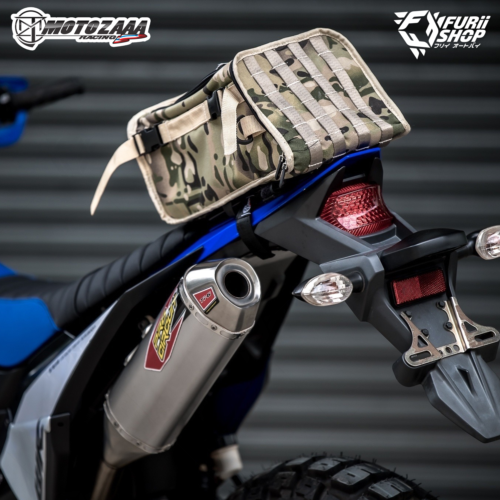 Tail Rack แร็คท้าย MOTOZAAA : For Yamaha WR155 By Furii Shop