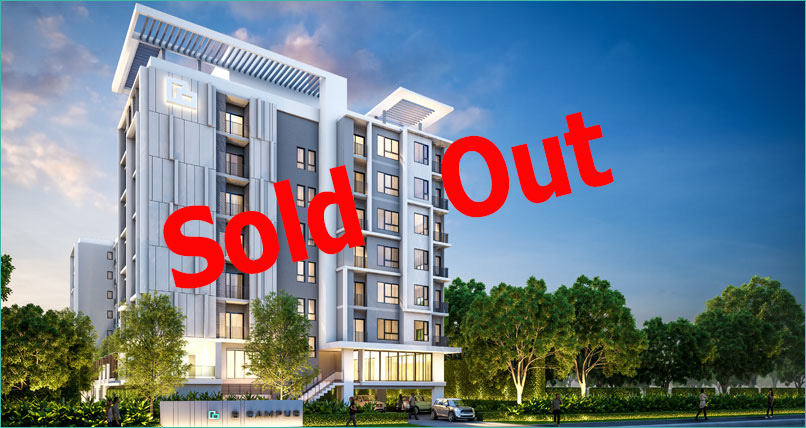 คอนโด B-Campus Condo ถนนประชาชื่น พร้อมเข้าอยู่ ติดสี่แยกพงษ์เพชร ใกล้มหาวิทยาลัยธุรกิจบัณฑิต