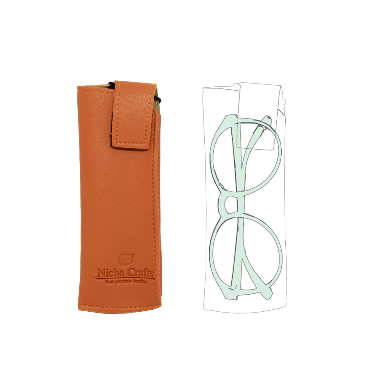 ราคาพิเศษ! ลดกระจุย! Protect your glasses ที่ใส่แว่นตา หนังเทียมพรีเมี่ยมเกรด ของพรีเมี่ยม ของที่ระลึก ของขวัญ