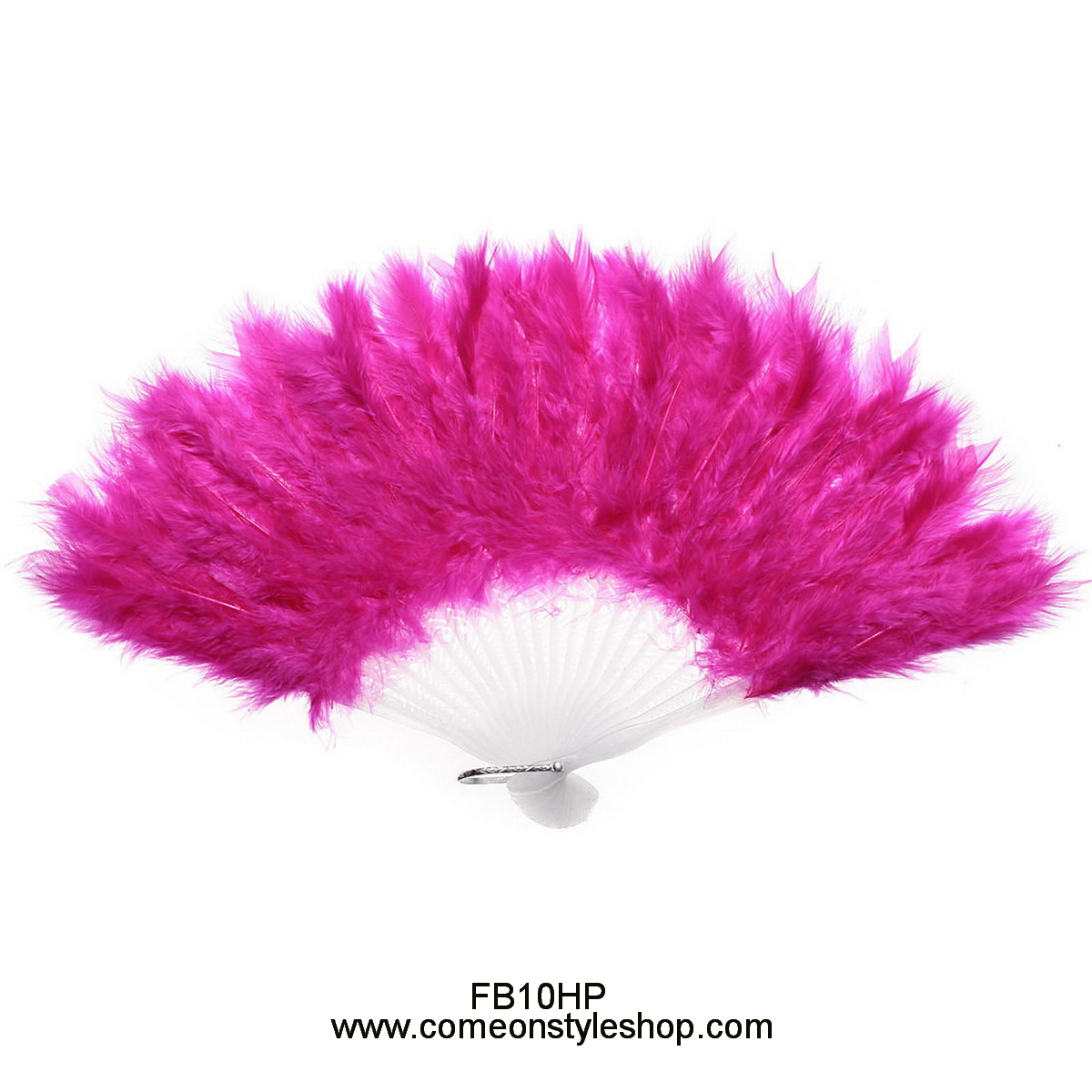 พัดขนนก วินเทจ แกสบี้ Hand Fan Feather