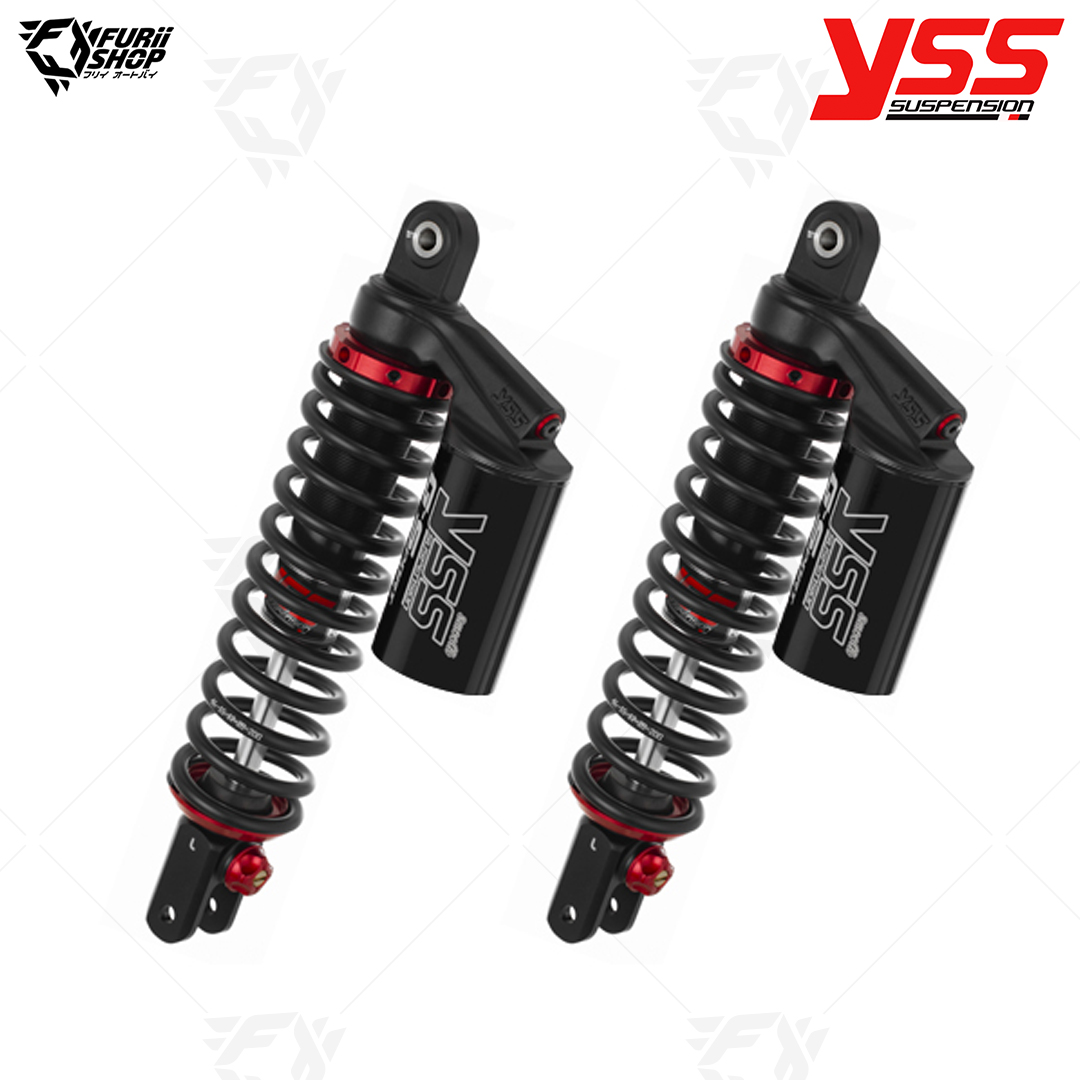 โช๊คหลังแต่ง YSS G-SPORT BLACK SERIES (TG302-305TR-05-888A) : for YAMAHA AEROX 155 '17>