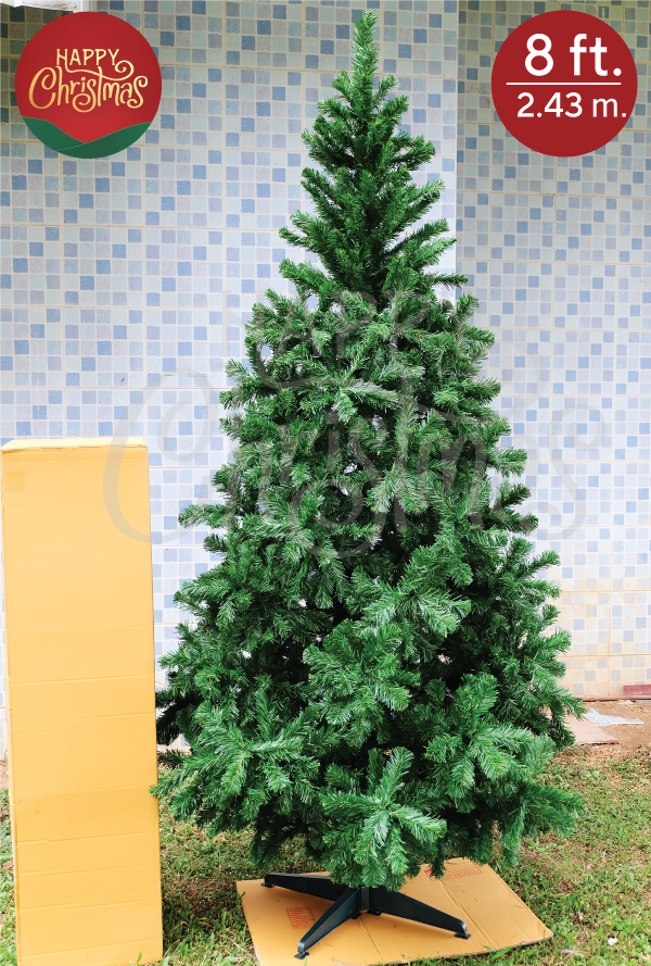 ต้นคริสต์มาส 8 ft. (2.43 m.) สีเขียว