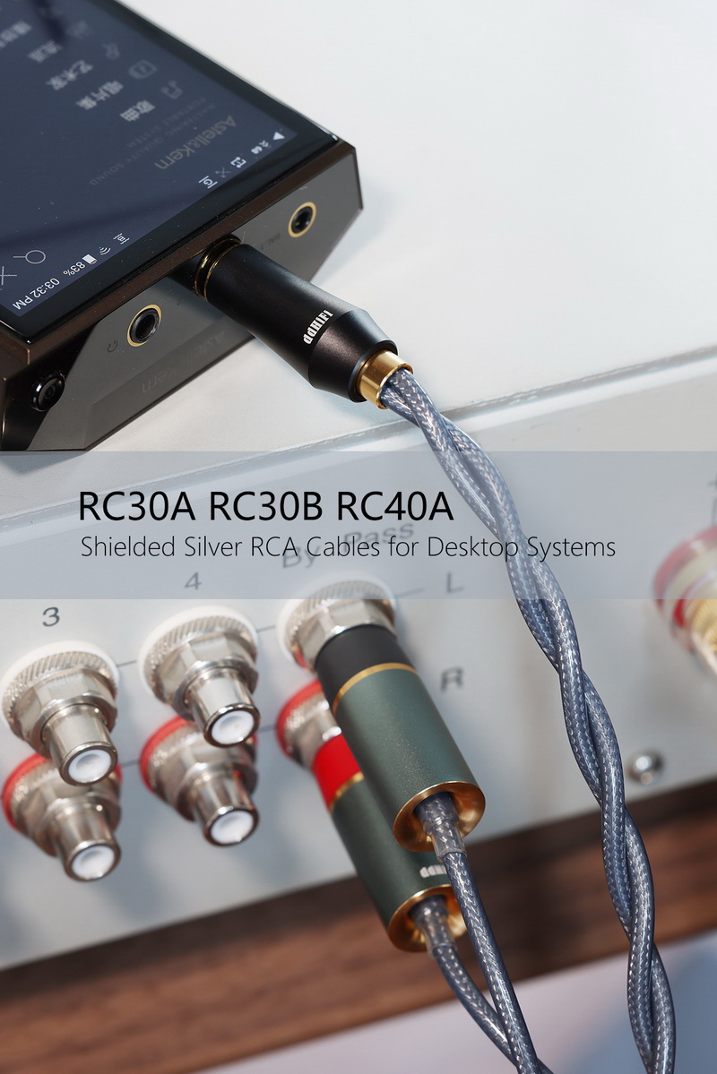 DD RC30B สายสัญญาณเสียง RCA ซ้าย ขวา ออก RCA ซ้าย ขวา สำหรับเครื่องเสียง ประกันศูนย์ไทย