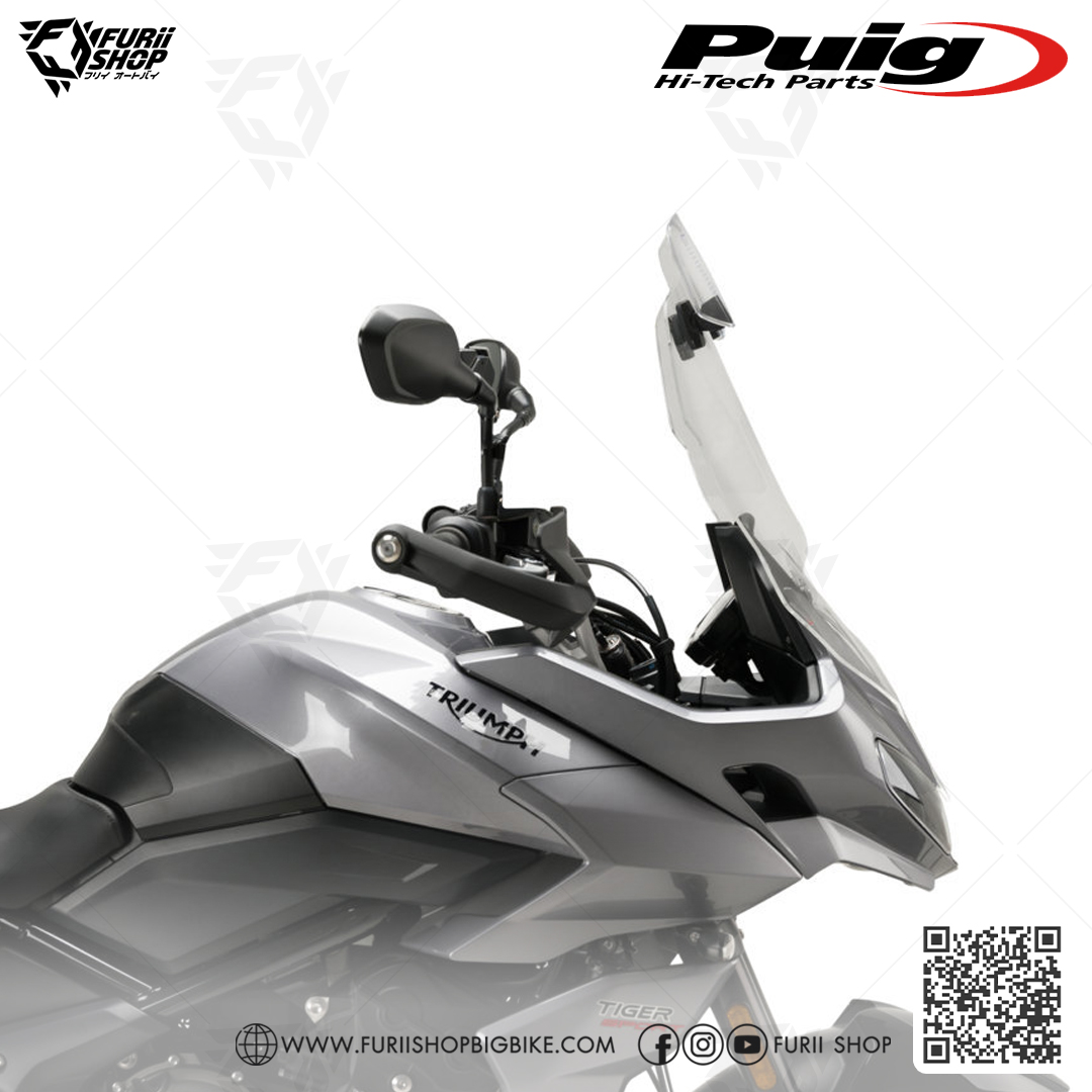 ชิลด์หน้า Puig Windshield Touring 2 Steps : for Triumph Tiger 660 2022-2023