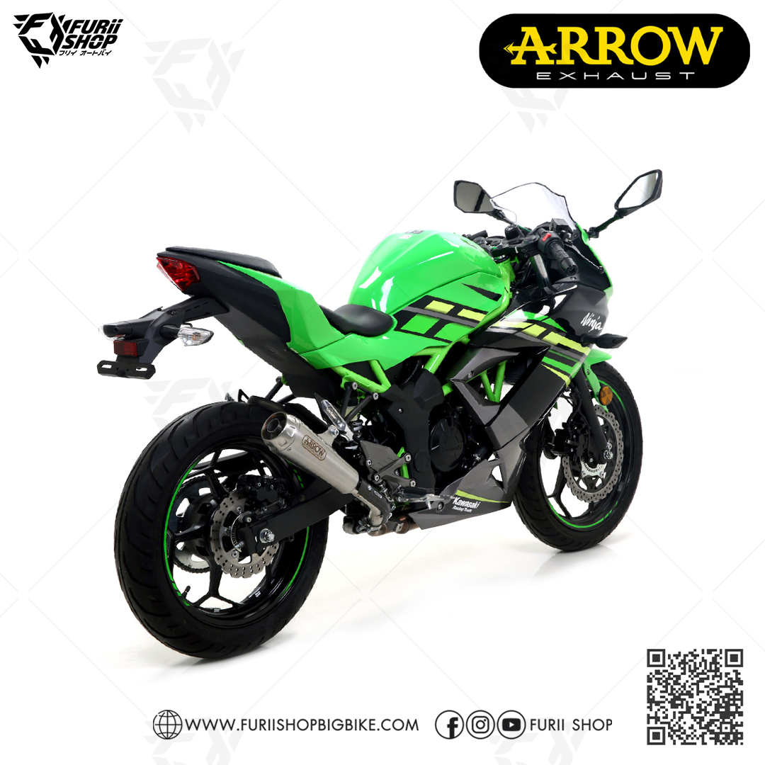 ท่อมอเตอร์ไซค์ Arrow Slip on Moto GP : for Kawasaki Ninja250SL/Z250SL Ninja125/Z125 2019-2020