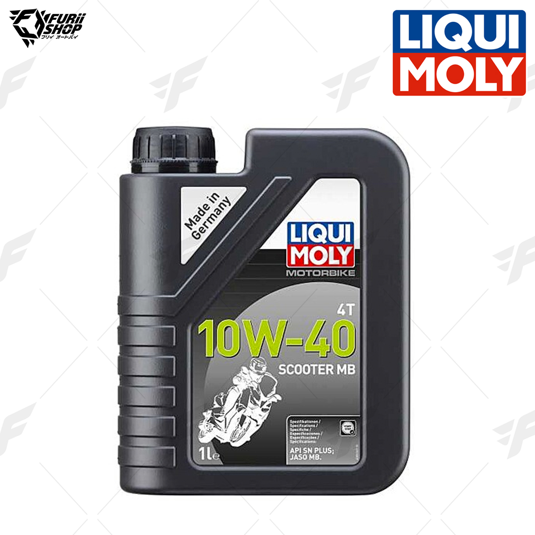น้ำมันเครื่อง LIQUI MOLY (สูตรน้ำมันแร่ Mineral-Based) 4T 10W-40 SCOOTER MB 1L