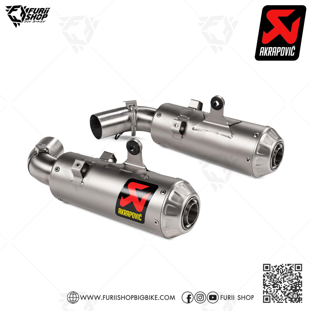 ท่อ AKRAPOVIC SLIP ON FOR Ducati Hypermotard 950 2019