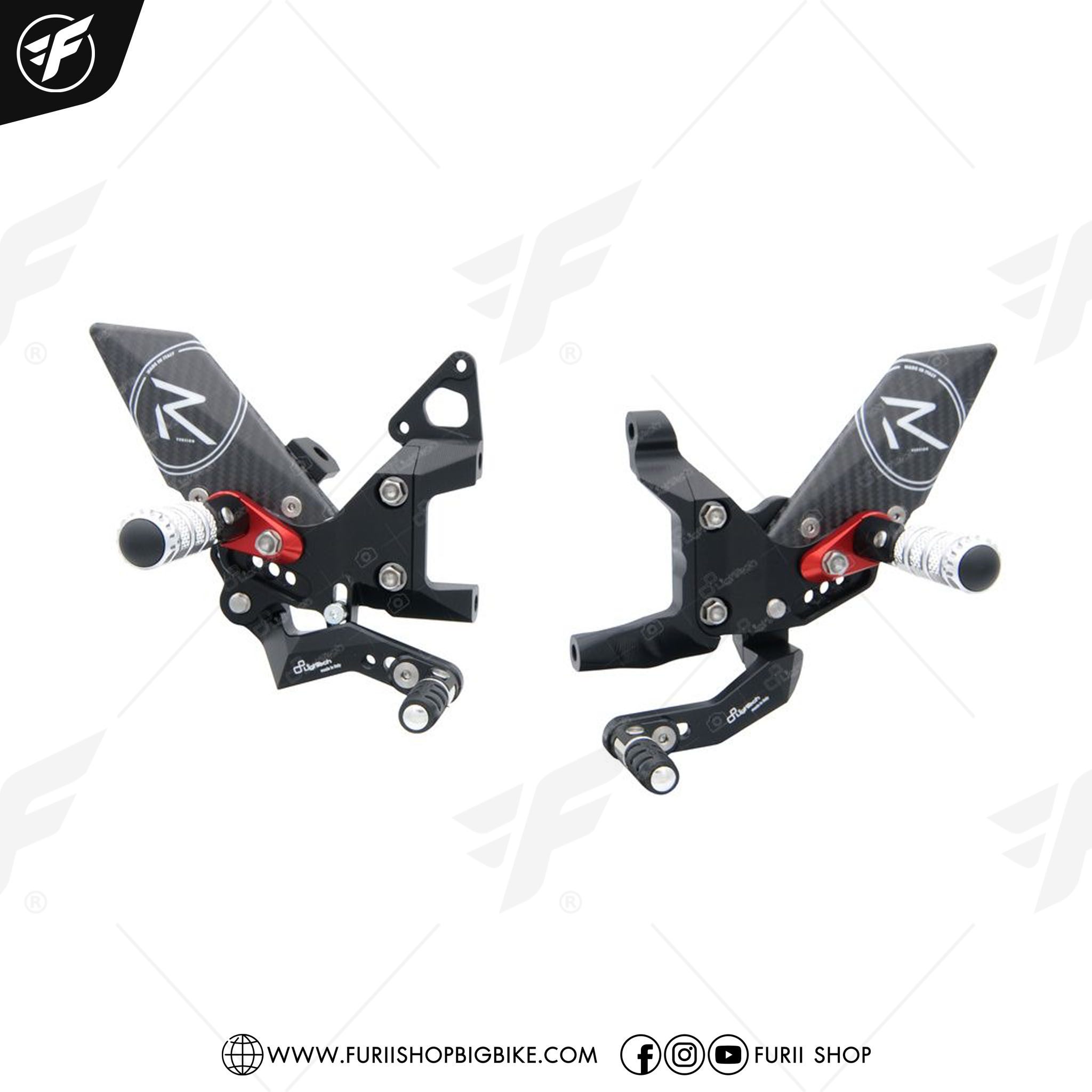 เกียร์โยง LIGHTECH REARSET R VERSION FOR Ducati 1299/959 Panigale