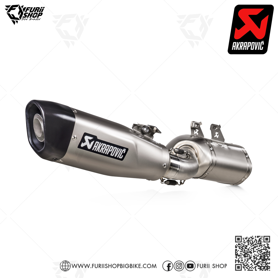 ท่อแต่ง Akrapovic Slip on Side Homologated (cutting) : for Kawasaki Z650RS 2022