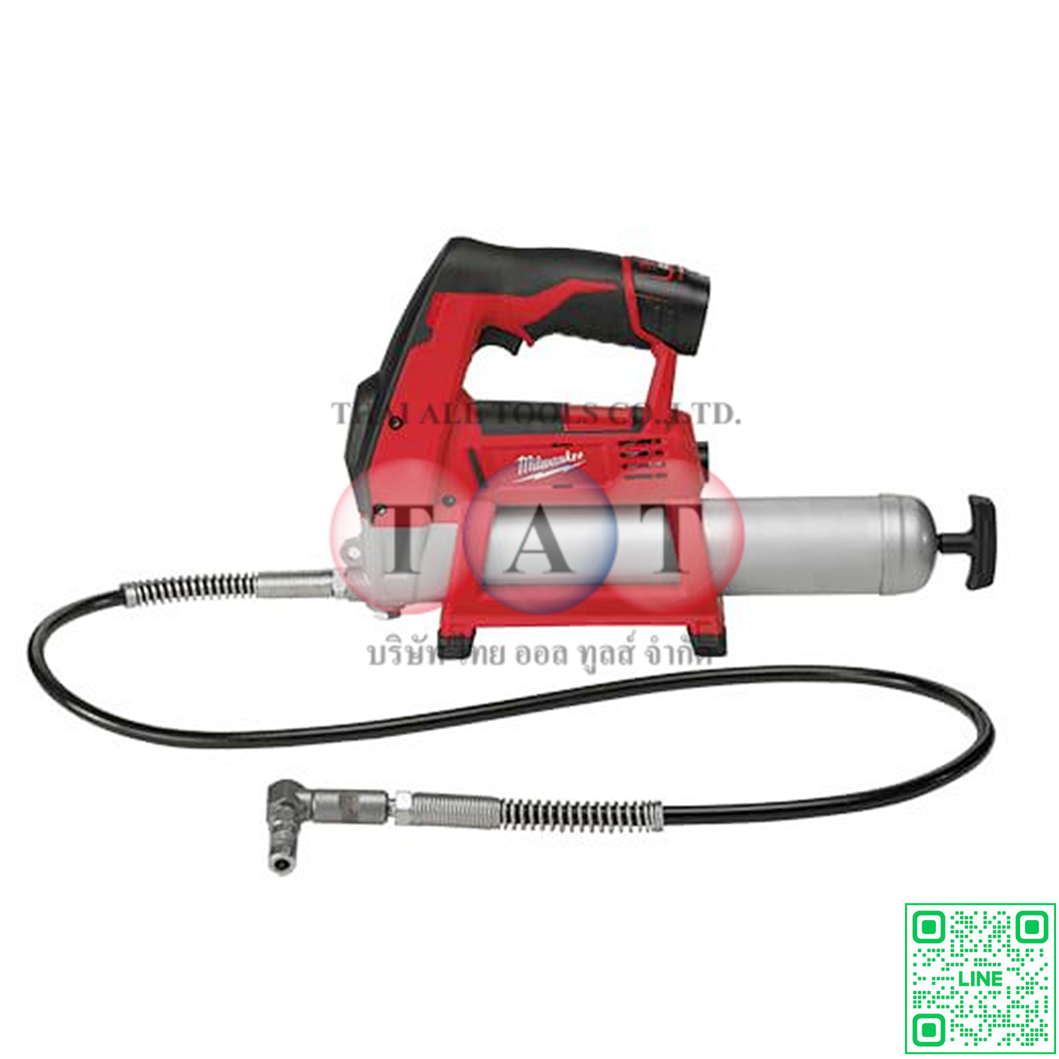 Milwaukee M12™ Cordless Grease Gun | ปืนอัดจาระบีไร้สาย ทรงพลัง รุ่น M12 GG-0