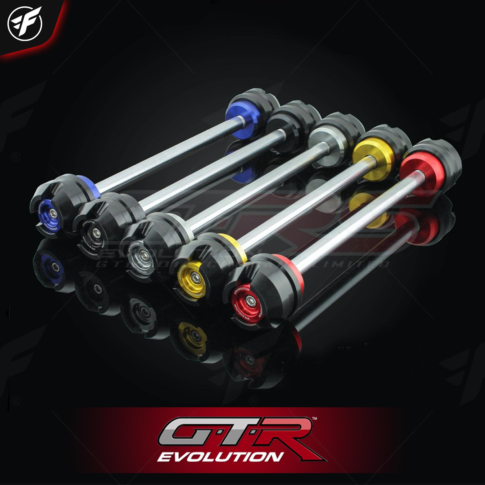 แกนล้อหน้ากันล้ม GTR X-MAX/ R3 / MT03 (ยาว289 มิล)