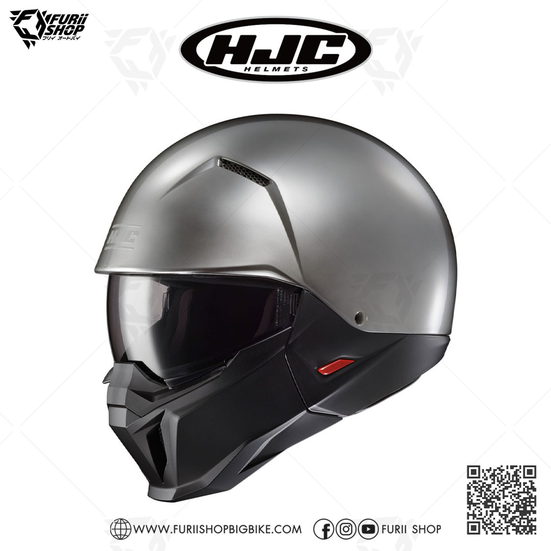หมวกกันน็อคครึ่งใบ(Halfface) HJC I20 : HYPER SILVER