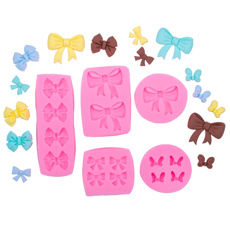 พิมพ์ซิลิโคนของโบว์เลือกแบบ