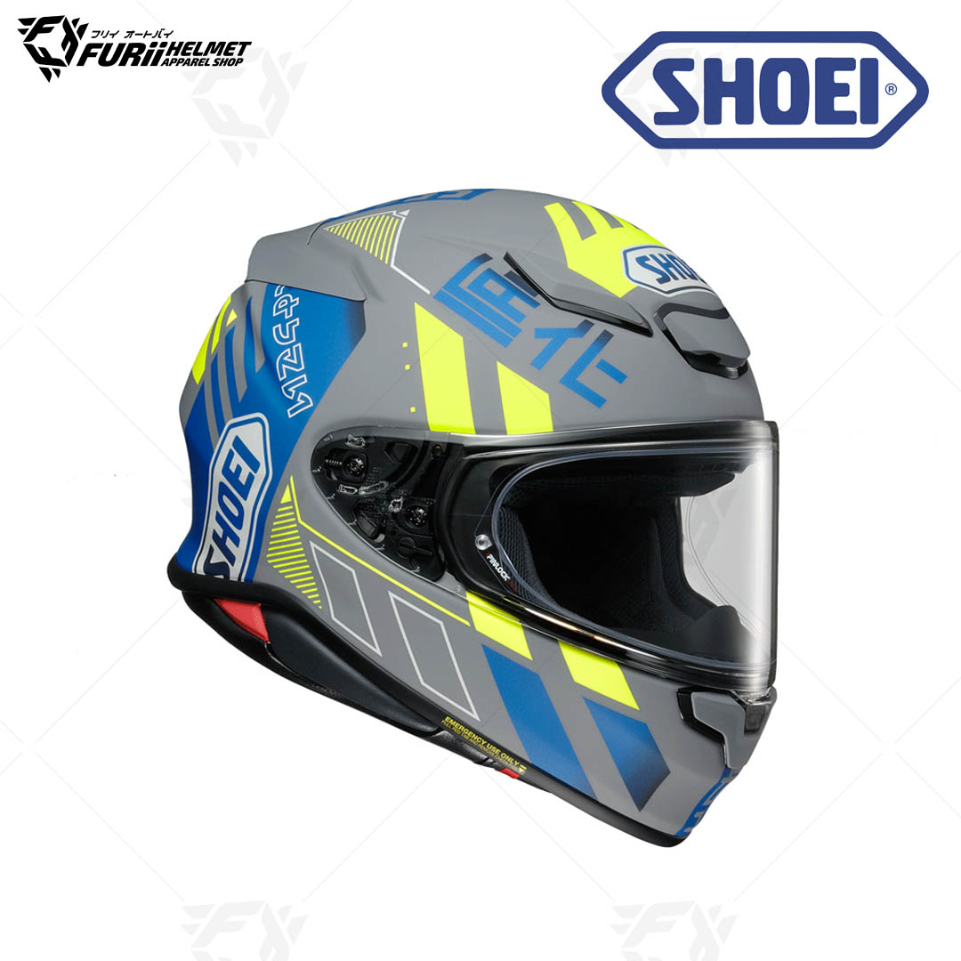 หมวกกันน็อค Shoei : NXR2 ACCOLADE TC-10 GREY/BLUE