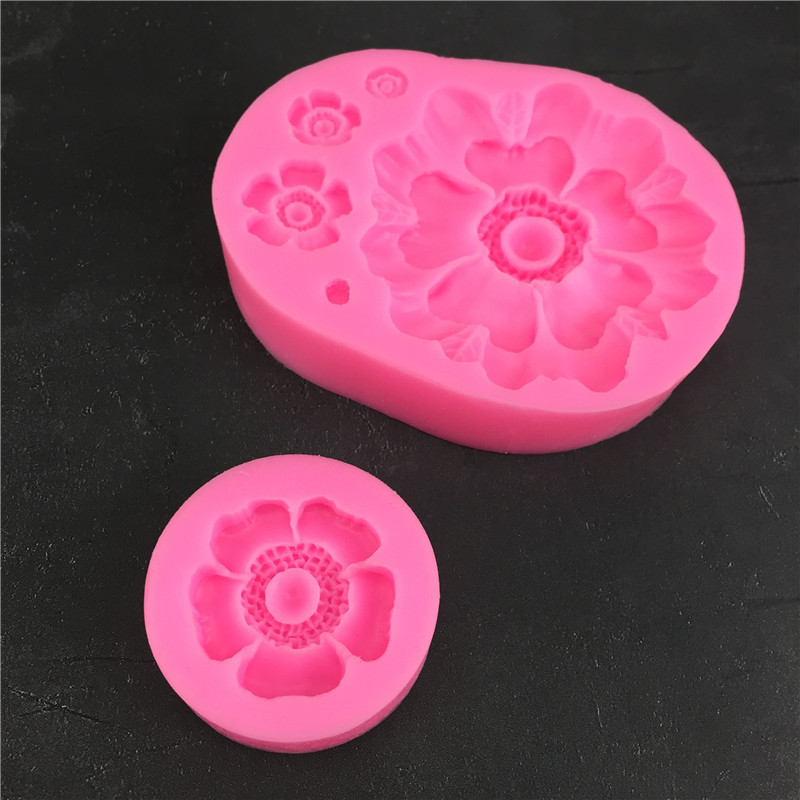 แม่พิพม์ซิลิโคน พิพม์วุ้น พิมพ์ฟองดอง ดอกไม้ เลือกแแบ