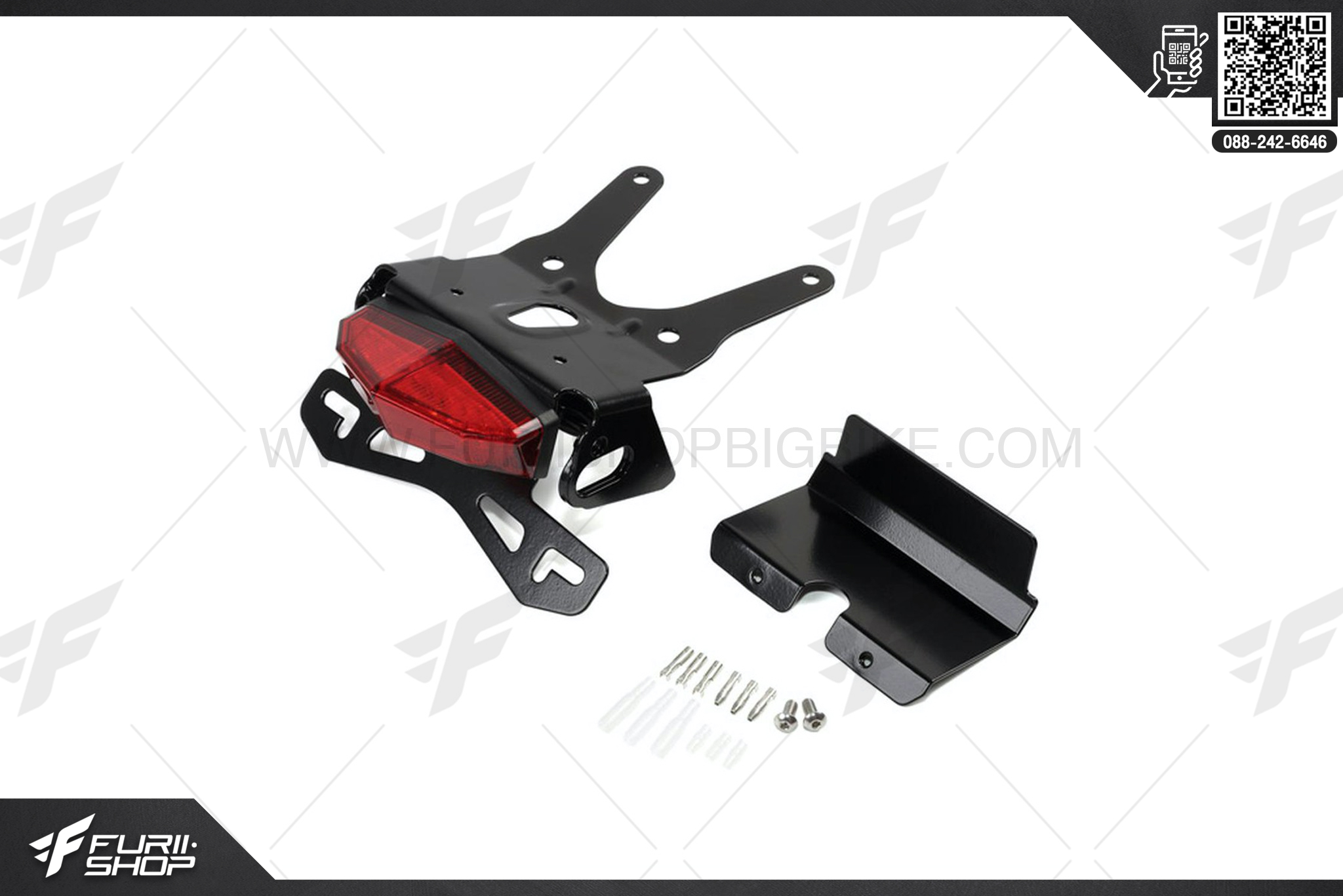 ชุดไฟท้าย LED DRC D45-18-708 EDGE T/L HOLDER KIT RED-LENSE CRF250L / M / RALLY 17-