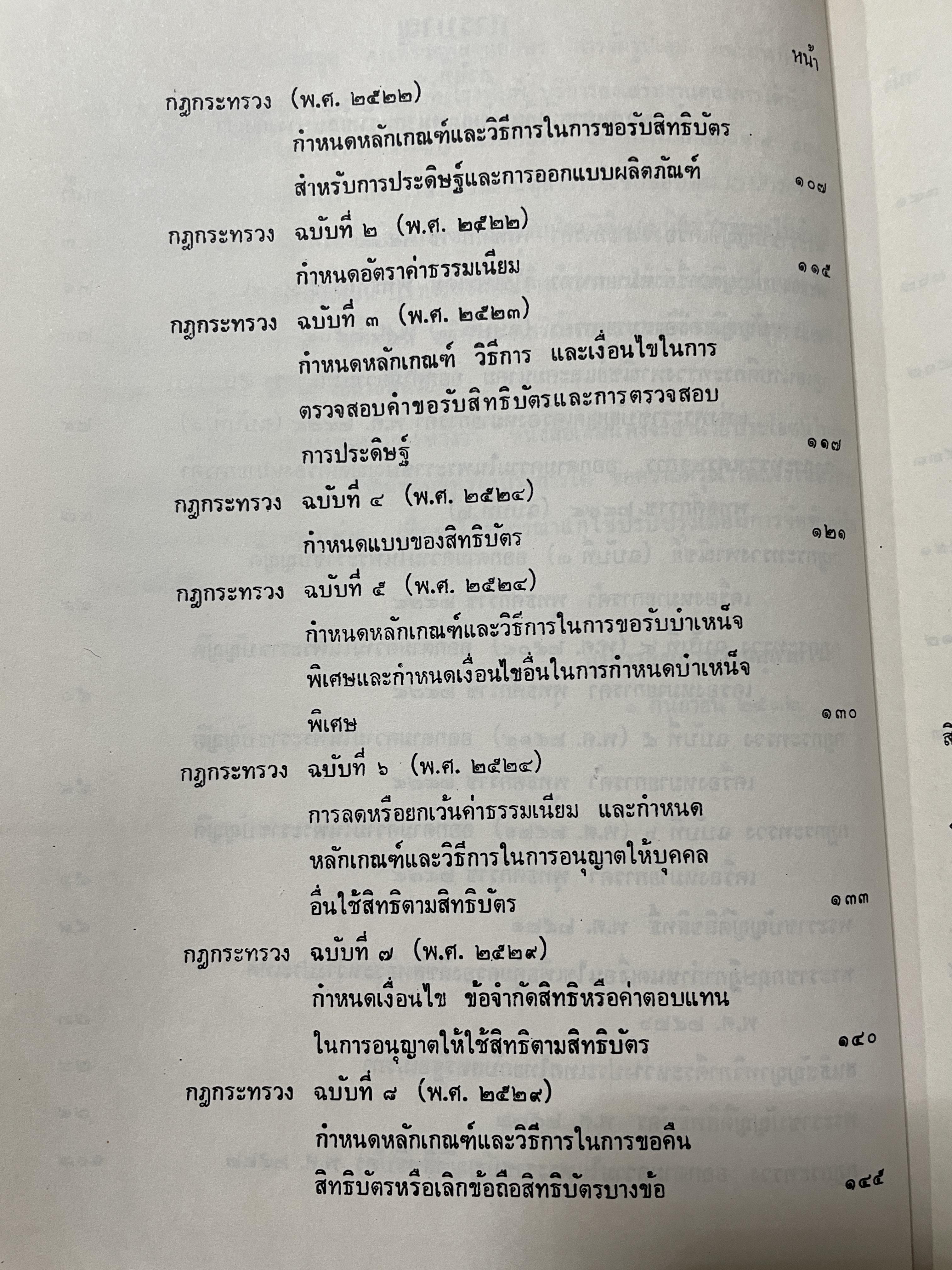 กฎหมายทรัพย์สินทางปัญญา จัดพิมพ์โดย บริการการส่งเสริมงานตุลากร 6 กก.