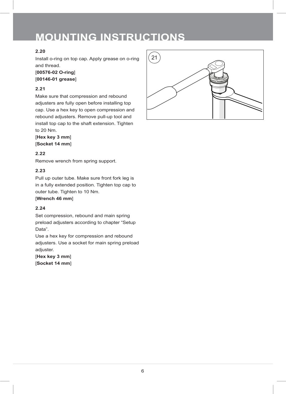 สปริงโช้คหน้า Ohlins FKA116 For Yamaha Ténéré 700 Extreme 2023-2024