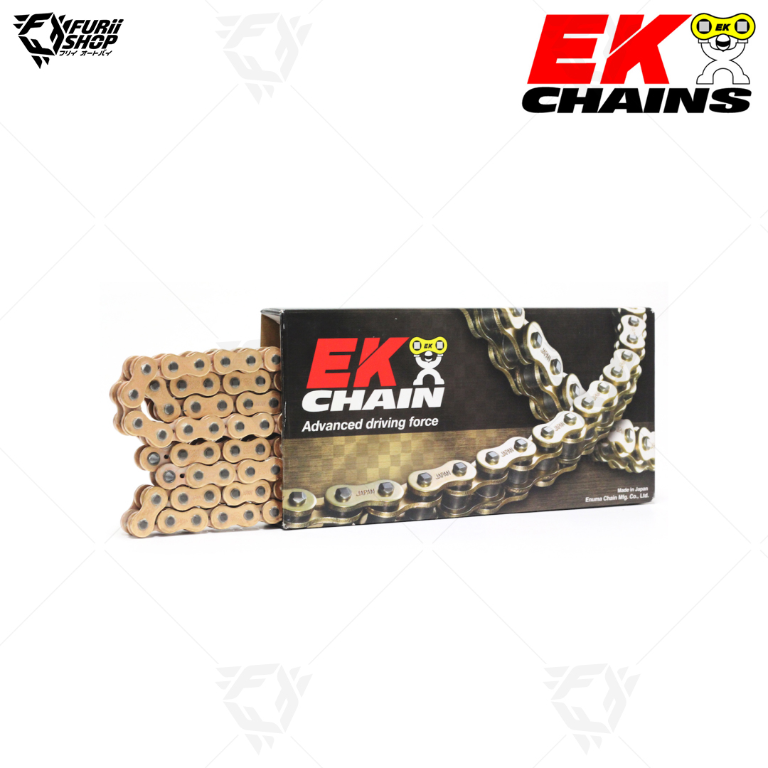 โซ่ EX MOTORCYCLE CHAINS NX-RING ZVX3 SERIES(ทอง) ขนาด 530 : รองรับ 1600 cc