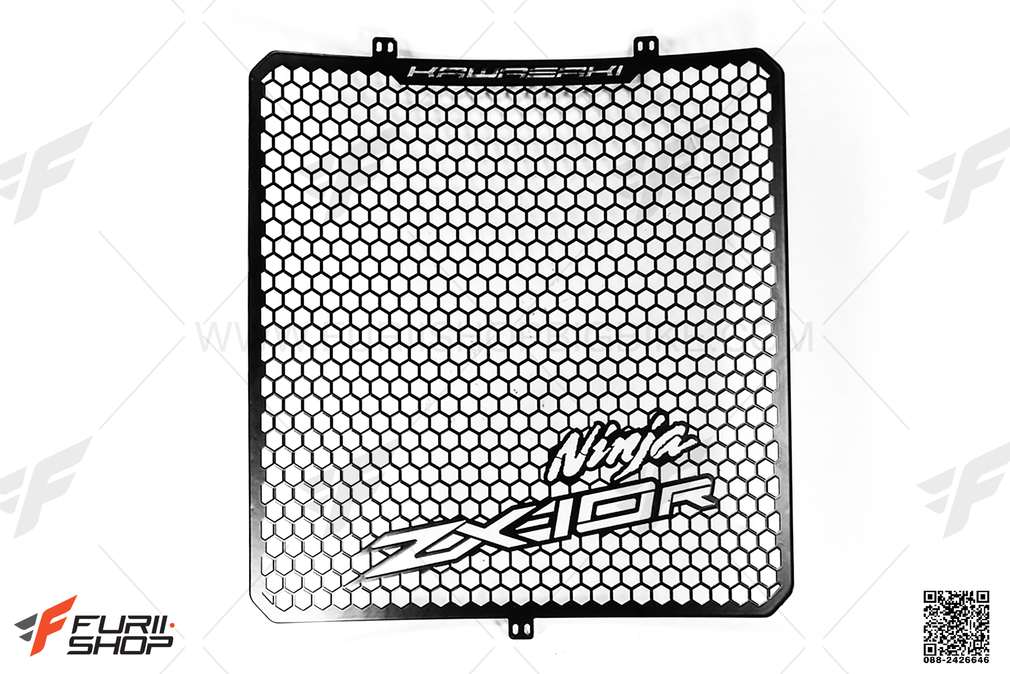 การ์ดหม้อน้ำ MAXTECH สีดำ FOR KAWASAKI ZX10R