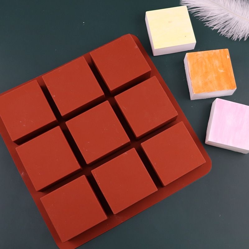 แม่พิมพ์ซิลิโคนเค้ก แม่พิมพ์สบู่ 6×6×3cm.