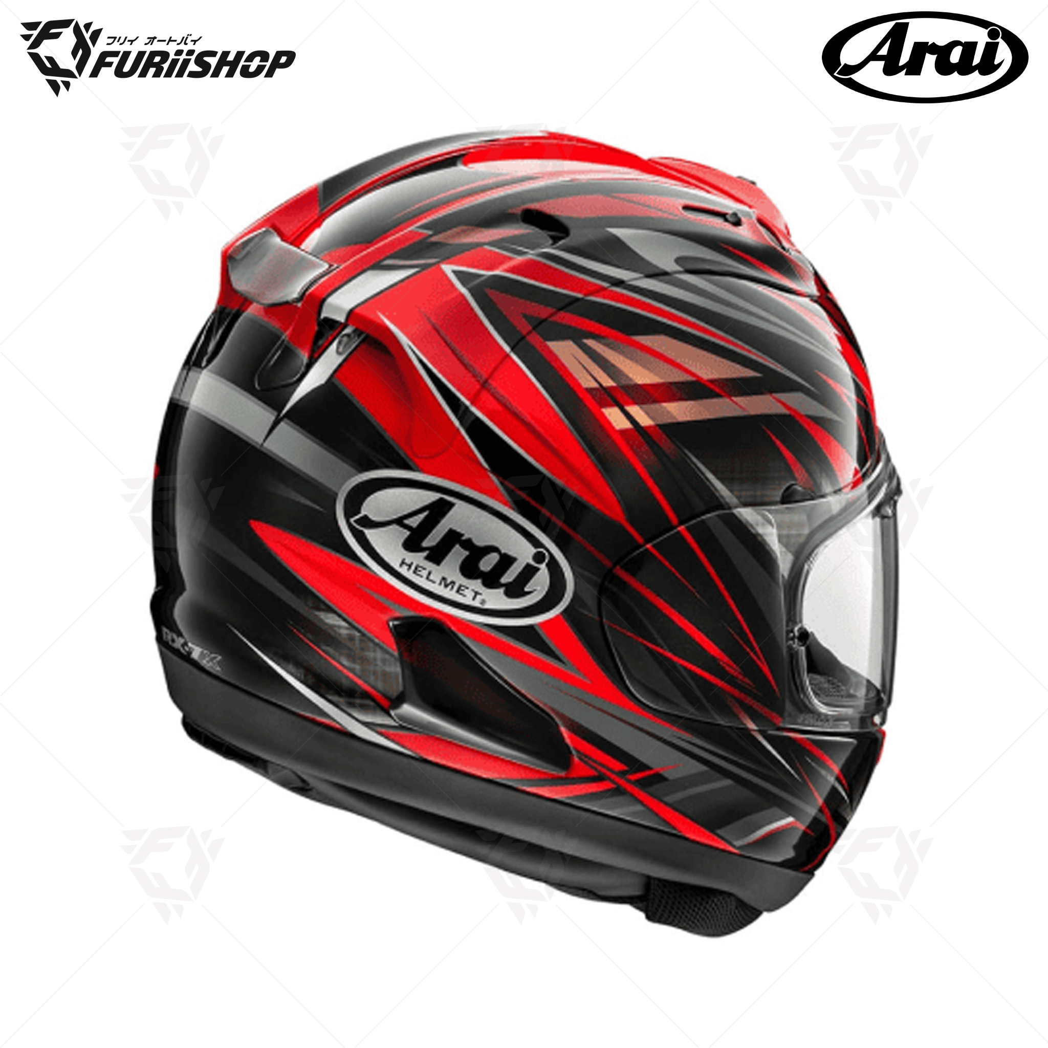 หมวกกันน็อคเต็มใบ Arai :RX-7V EVO Radical Red