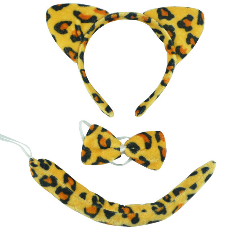 ที่คาดผมเสือ เซต 3 ชิ้น Tiger Headband