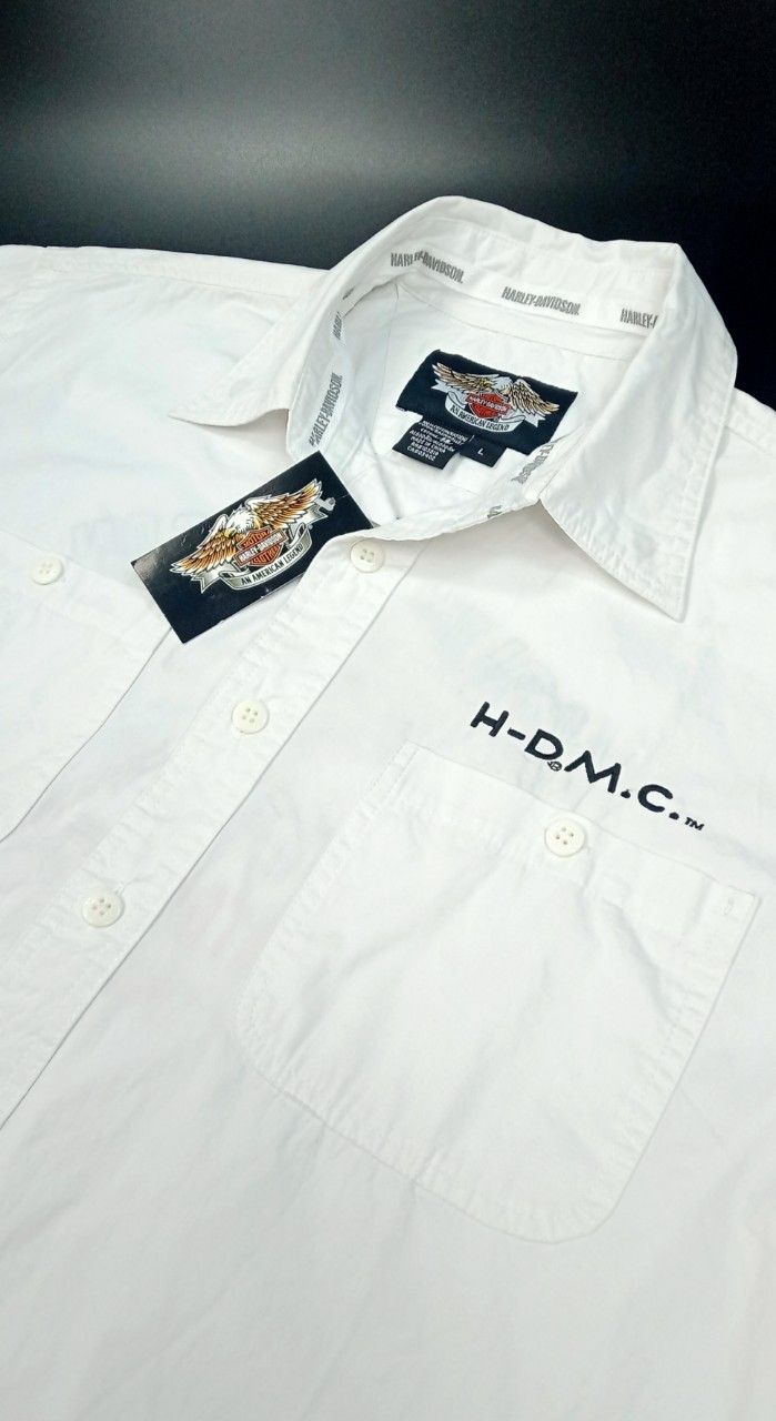 Shirt H-D แขนสั้นปักลาย #96169 ไซส์ L