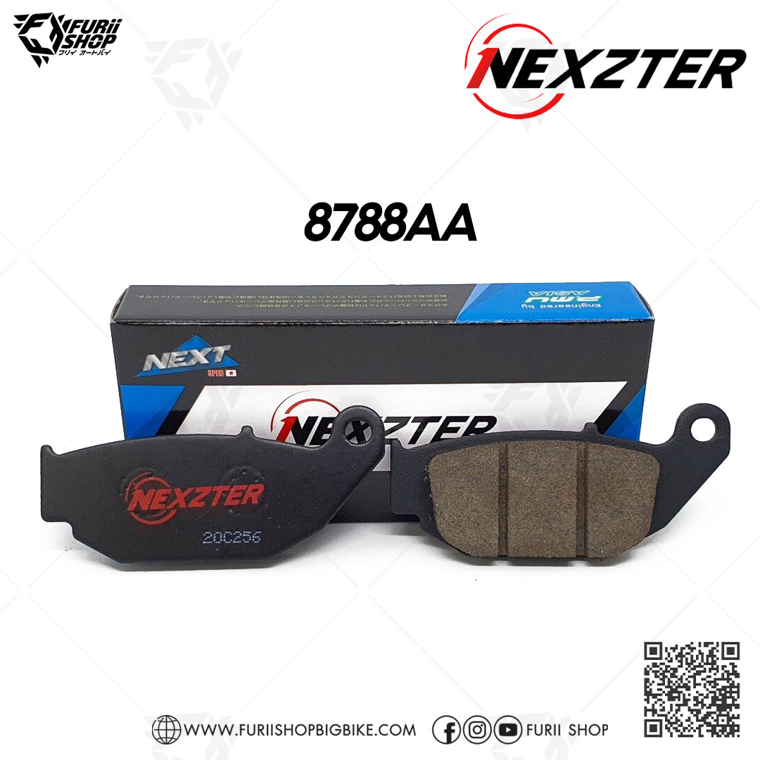 ผ้าเบรก Nexzter NEXT Part NO. 8788AA (R) : for Honda CRF250 / CB150R / CBR150R / MSX125 / MSX125-SF / Monkey125