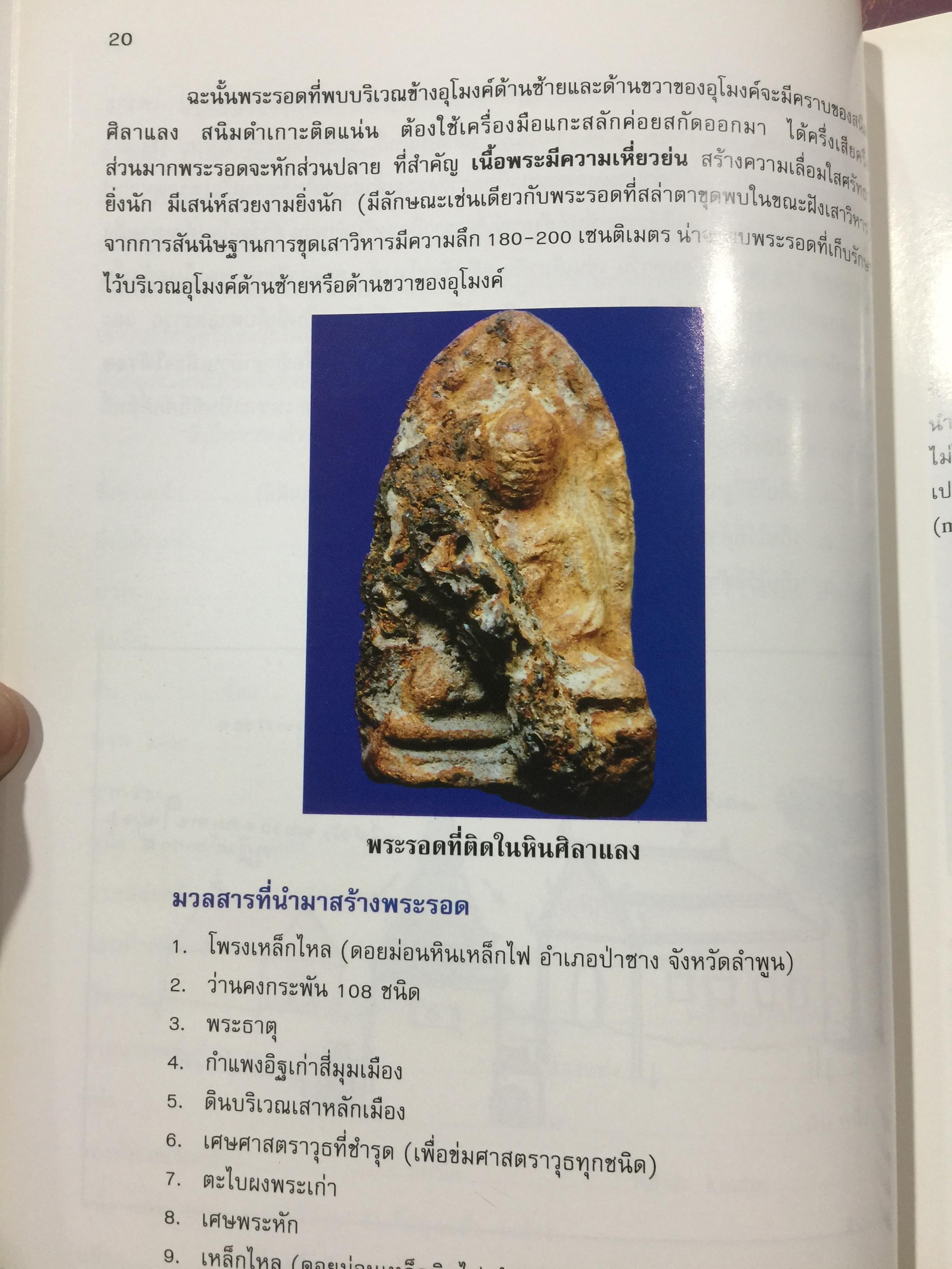 พระรอด เล่ม 1 พระรอดพิมพ์ชนิดต่างๆ. มวลสารที่ใช้ในการสร้างพระรอด. พระรอดจากกรุต่างๆ. จัดทำโดย อรรคเดช กฤษณะดิลก 0 กก.